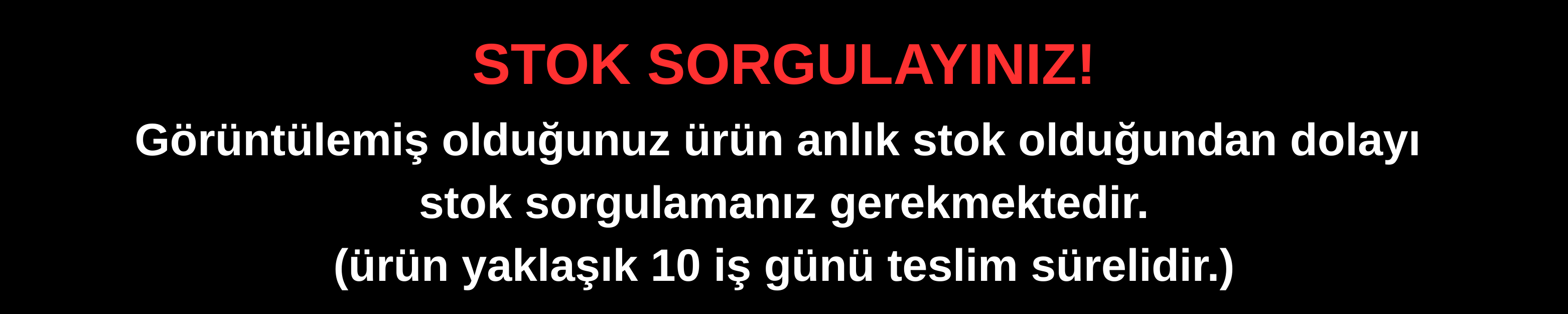 Teslimat süreli ürün