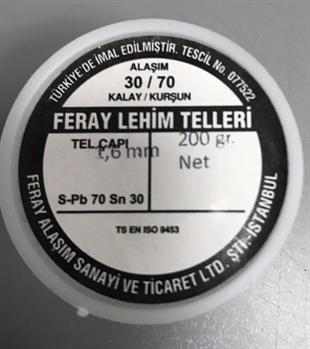 30/70 1,6 mm 200gr Lehim Teli