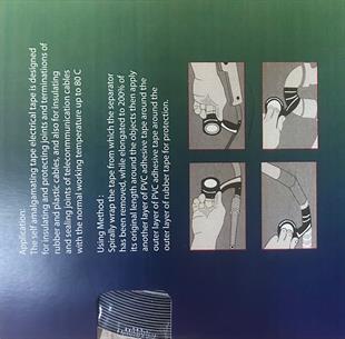 50x8 mt Eriyen Kauçuk Bant 