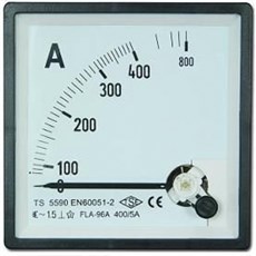 72x72 Analog Ampermetre 10 A - AC