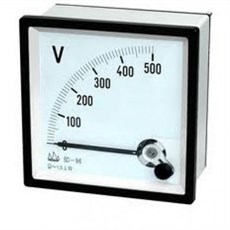 72x72 Analog Voltmetre 500 VAC