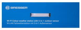 Bresser 5-in-1 Wi-Fi Weather Station with Colour Display, black