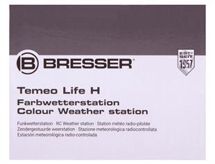 Bresser Temeo Life H Weather Station with Color Display, black