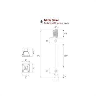 MTR-L-19-67 Led Makina Aydınlatma Lambası 220V