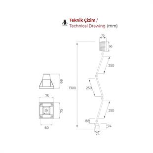 Mtr-L-26-67 Makina Aydınlatma Lambası 24V