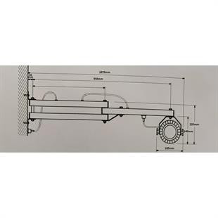 MTR-LH-100-67 Rampa Aydınlatma Lambası 110/220V
