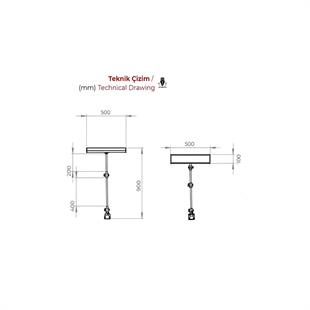 MTR-LT-02 Teknisyen Aydınlatma Lambası 24V