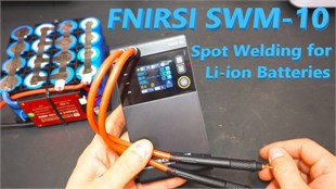 Fnirsi SWM-10 Taşınabilir Akıllı Renkli Ekran Nokta Pil Punta Makinesi