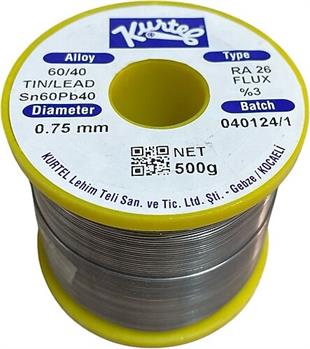 Kurtel 60/40 0,75 mm 500 Gr. Lehim Teli Kurtel