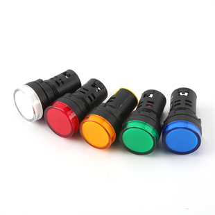 22 mm Ledli Sinyal Lambası Sarı 220 VAC