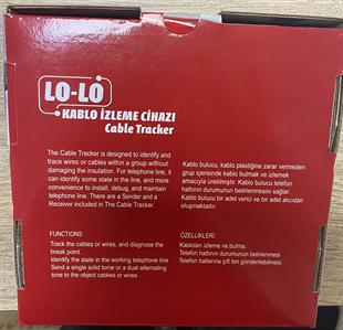 Lolo Kablo Bulucu Kablo İzleme Cihazı Bili Bili