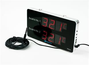 Luvinka TR933A Dijital İç&Dış Sıcaklık Ölçer | Alarm 25cm Ekran