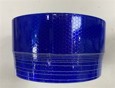 Mavi Reflektif Bant Bal Peteği 1 mt