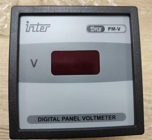 İNTER PM-V 72x72 500V Dijital Voltmetre 220v