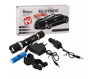 WT-038 Zoomlu Şarjlı EL Feneri