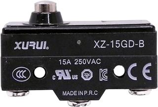 XZ-15GW21-B (CM-1702) Kısa Paletli 15A 1NO+1NC Mikro Switch