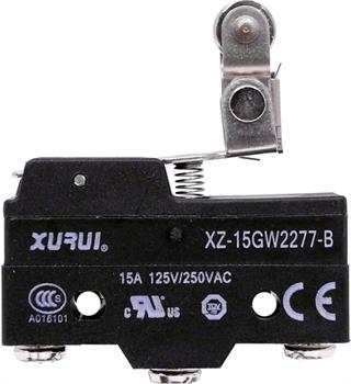 XZ-15GW2277-B (CM-1743) Kısa Metal Makaralı Tahrikli 15A 1NO+1NC Switch
