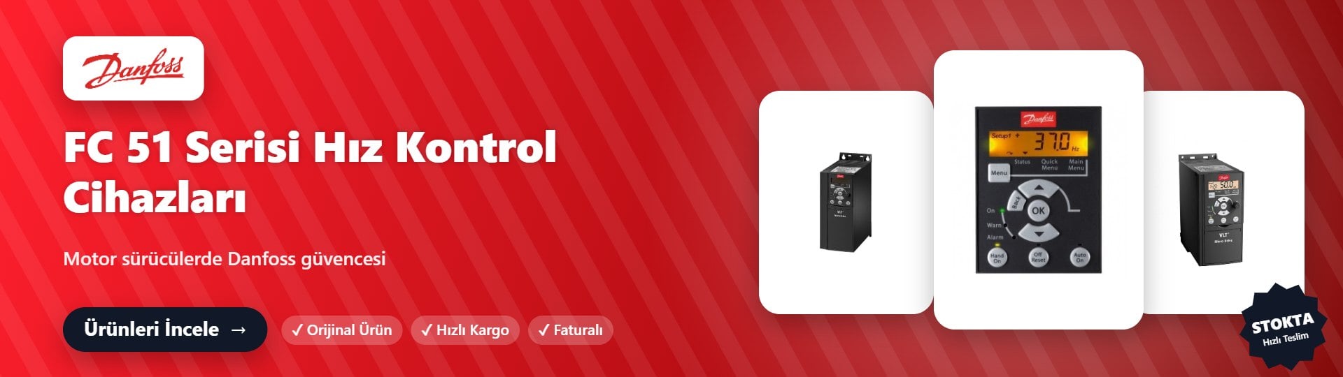 Danfoss FC 51 Serisi Hız Kontrol Cihazları