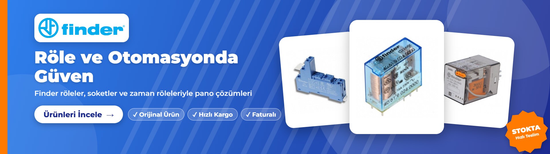 Finder Röle ve Otomasyon Ürünleri