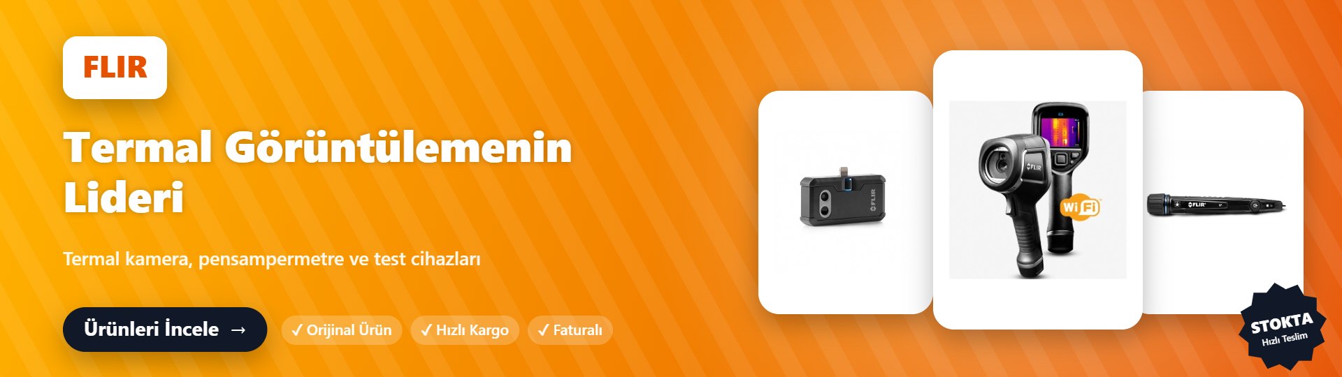 FLIR Termal Kamera ve Ölçüm Aletleri