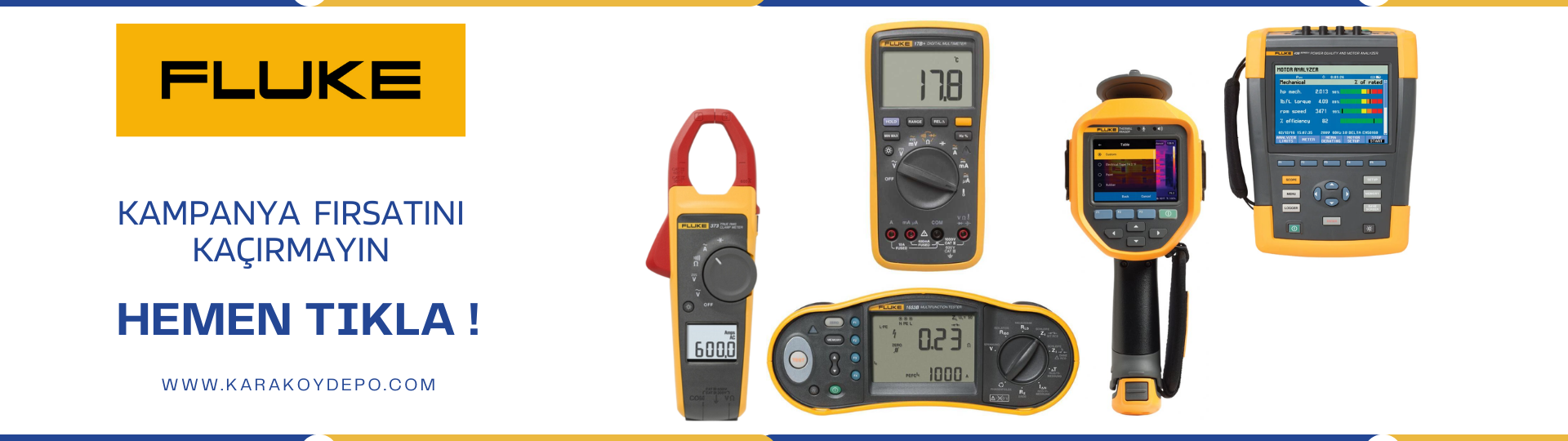 Fluke Ürünleri Uygun Fiyatlarla Karşınızda!
