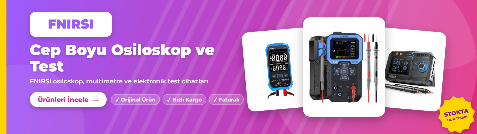 FNIRSI Osiloskop ve Test Cihazları
