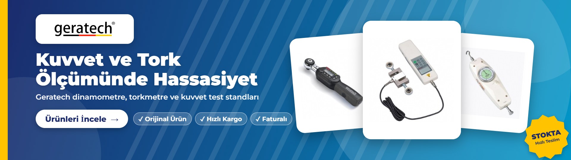 Geratech Dinamometre ve Torkmetre Ürünleri