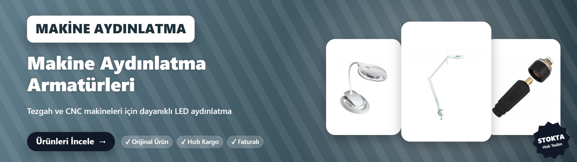 Makine Aydınlatma Armatürleri