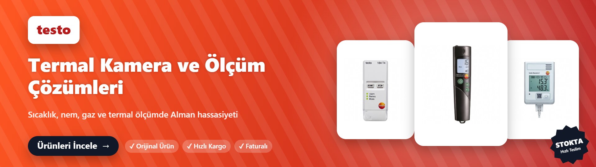 Testo Termal Kamera ve Ölçüm Çözümleri