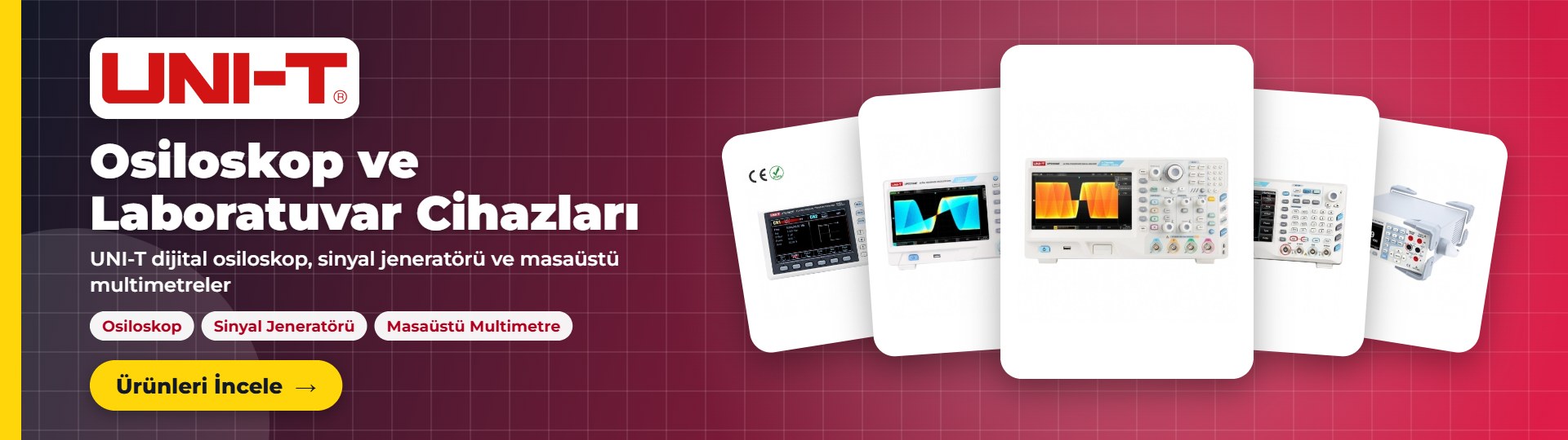 UNI-T Osiloskop ve Laboratuvar Cihazları