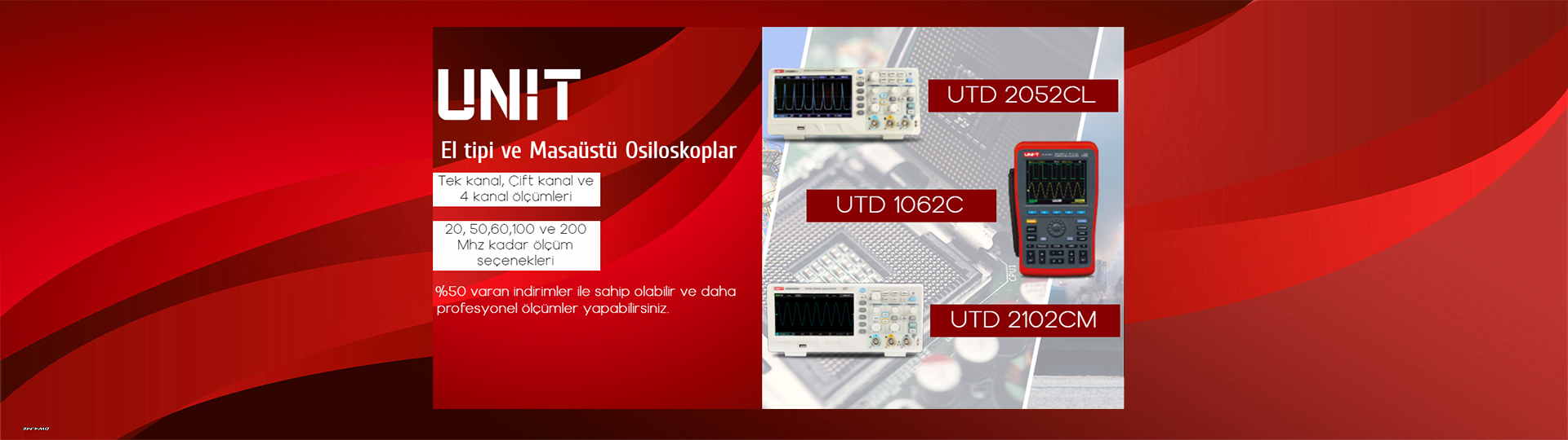 Unit Ölçüm Cihazları, Osiloskoplar