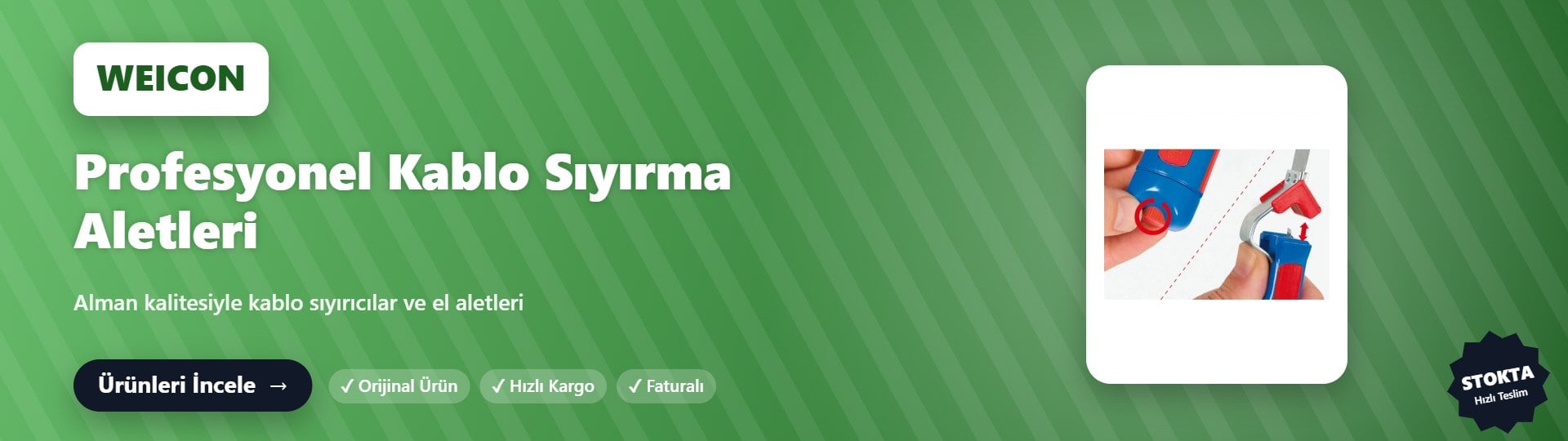Weicon Kablo Sıyırma Aletleri