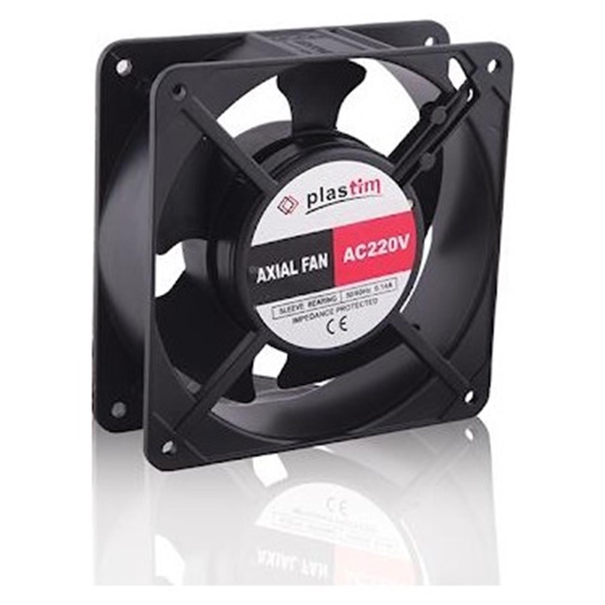 PF12038B PLASTİM 120x120x38mm 230V Bilezikli Aksiyel Fan