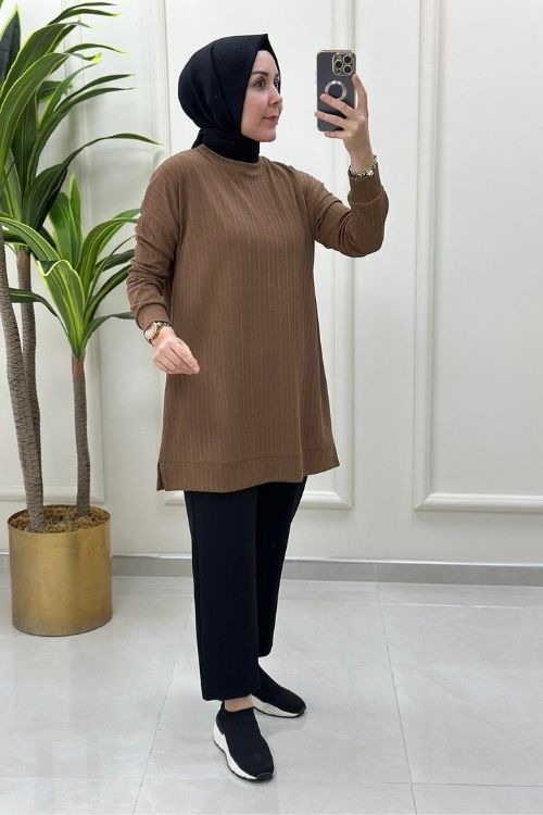 Kahverengi tunik
