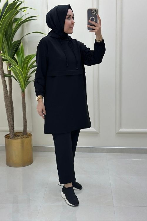 kapüşonlu tunik