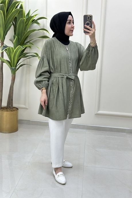 haki tunik modelleri