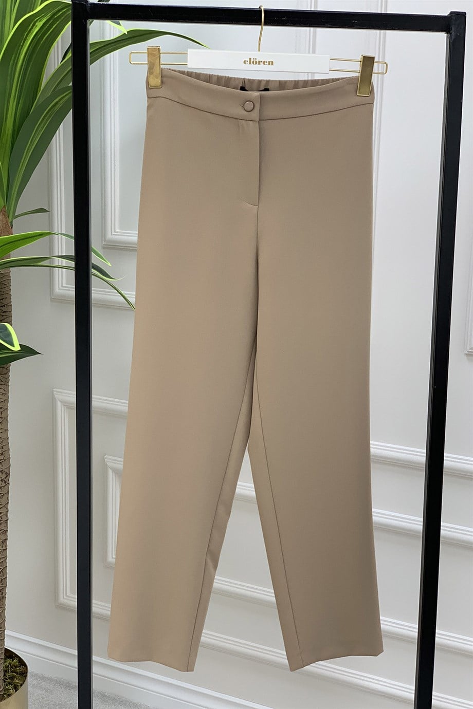 Pantolon Havuç Model Kadın Pantolon Açık Vizon 1305