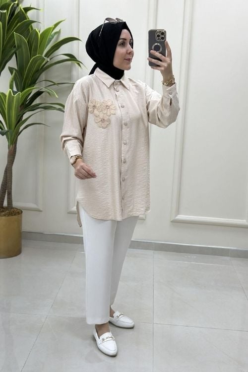 tesettür tunik pantolon kombin 