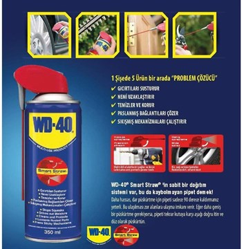 WD - 40 | 350 ml Smart Straw | Pas Sökücü ve Yağlayıcı