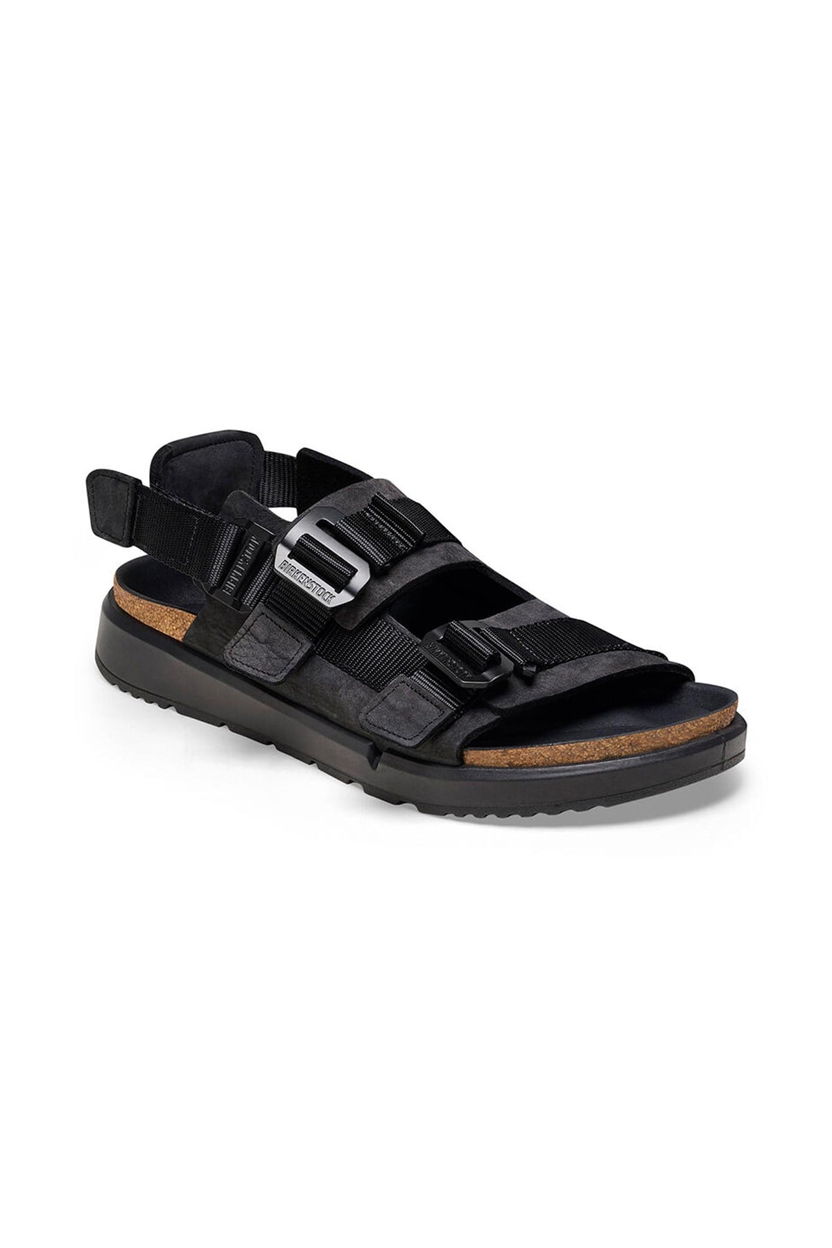 Birkenstock Shinjuku Nl Tx 1024599 Çift Bantlı Erkek Sandalet - SİYAH