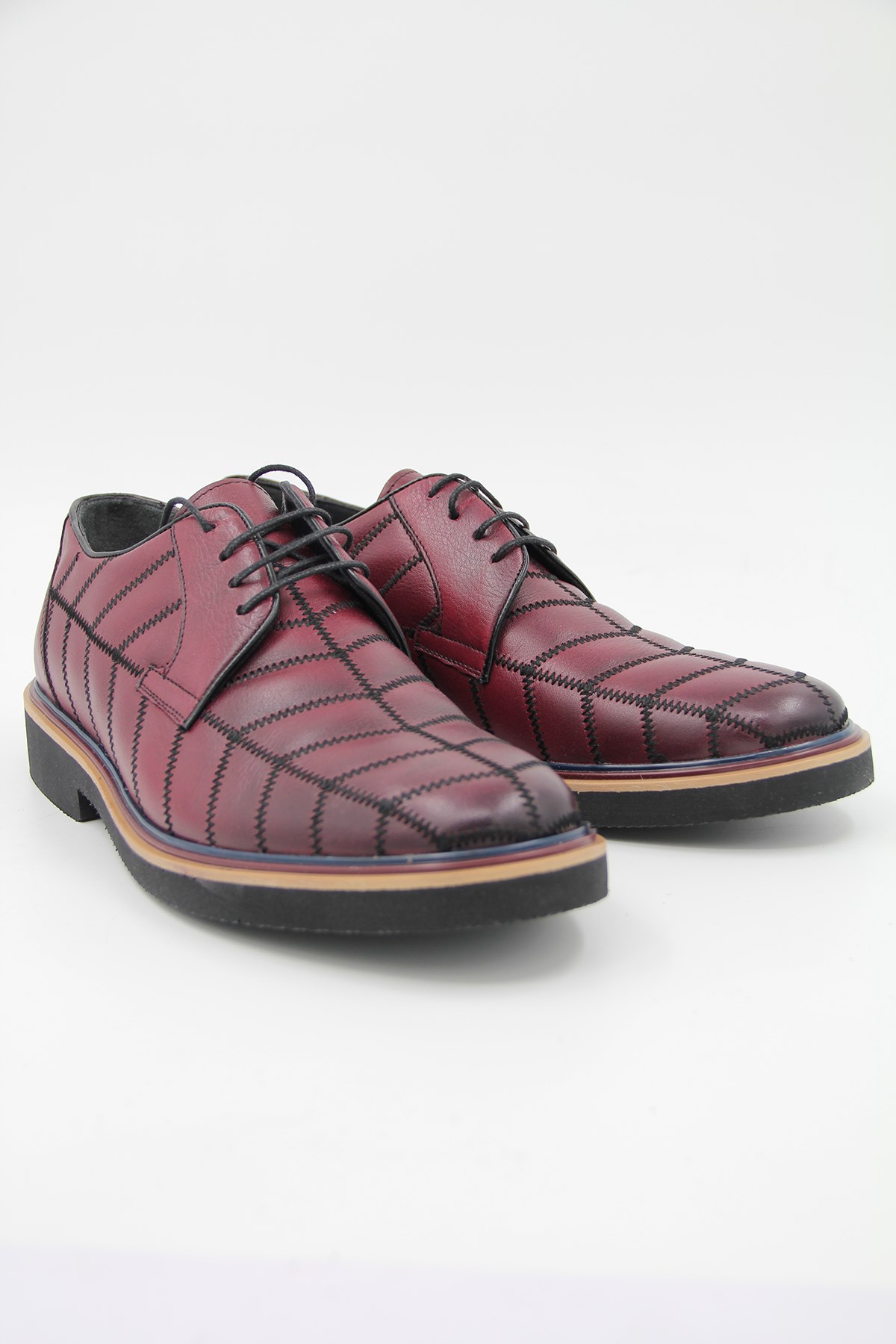 Cabani 225 Erkek Klasik Ayakkabı - BORDO