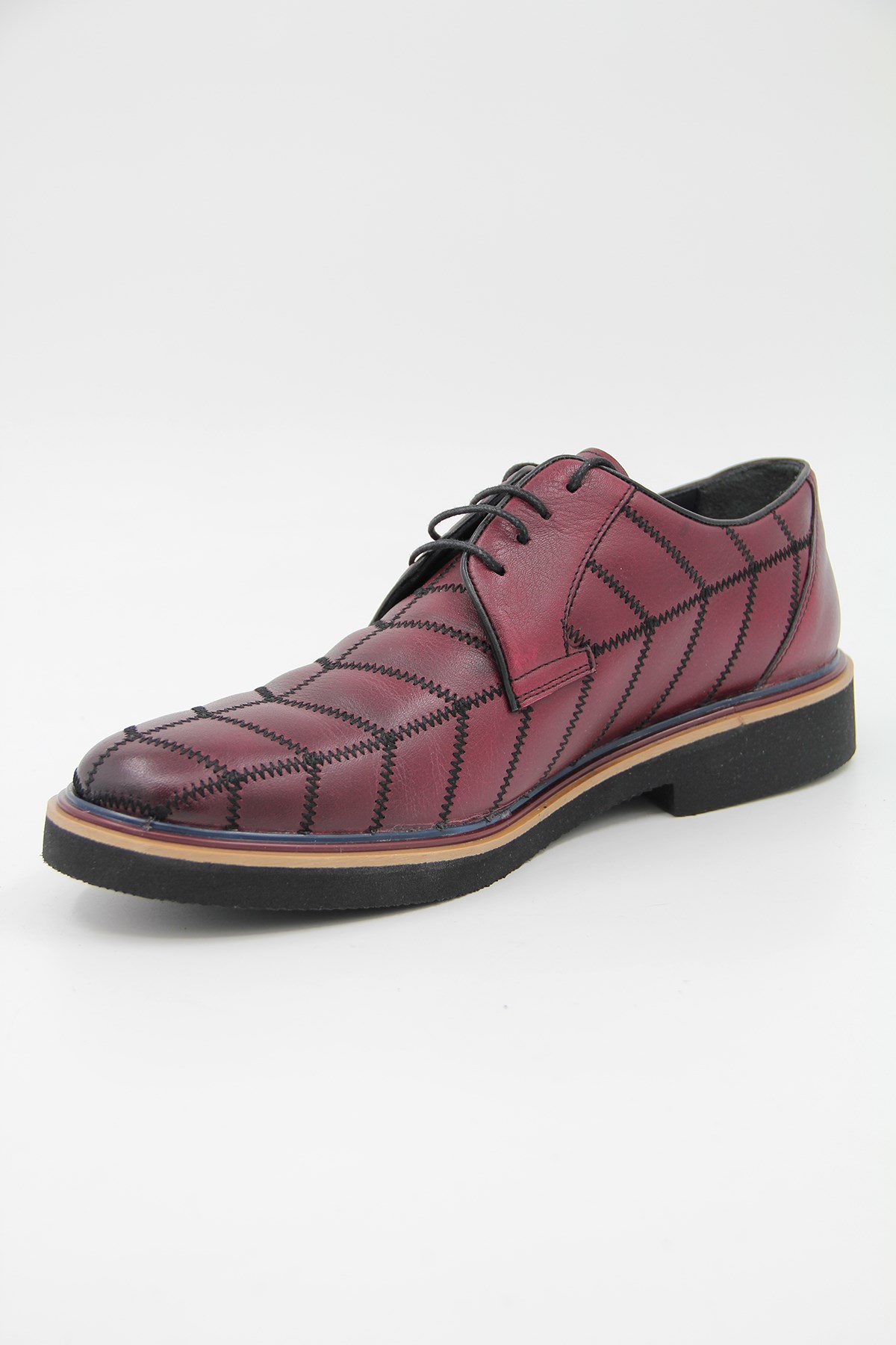 Cabani 225 Erkek Klasik Ayakkabı - BORDO