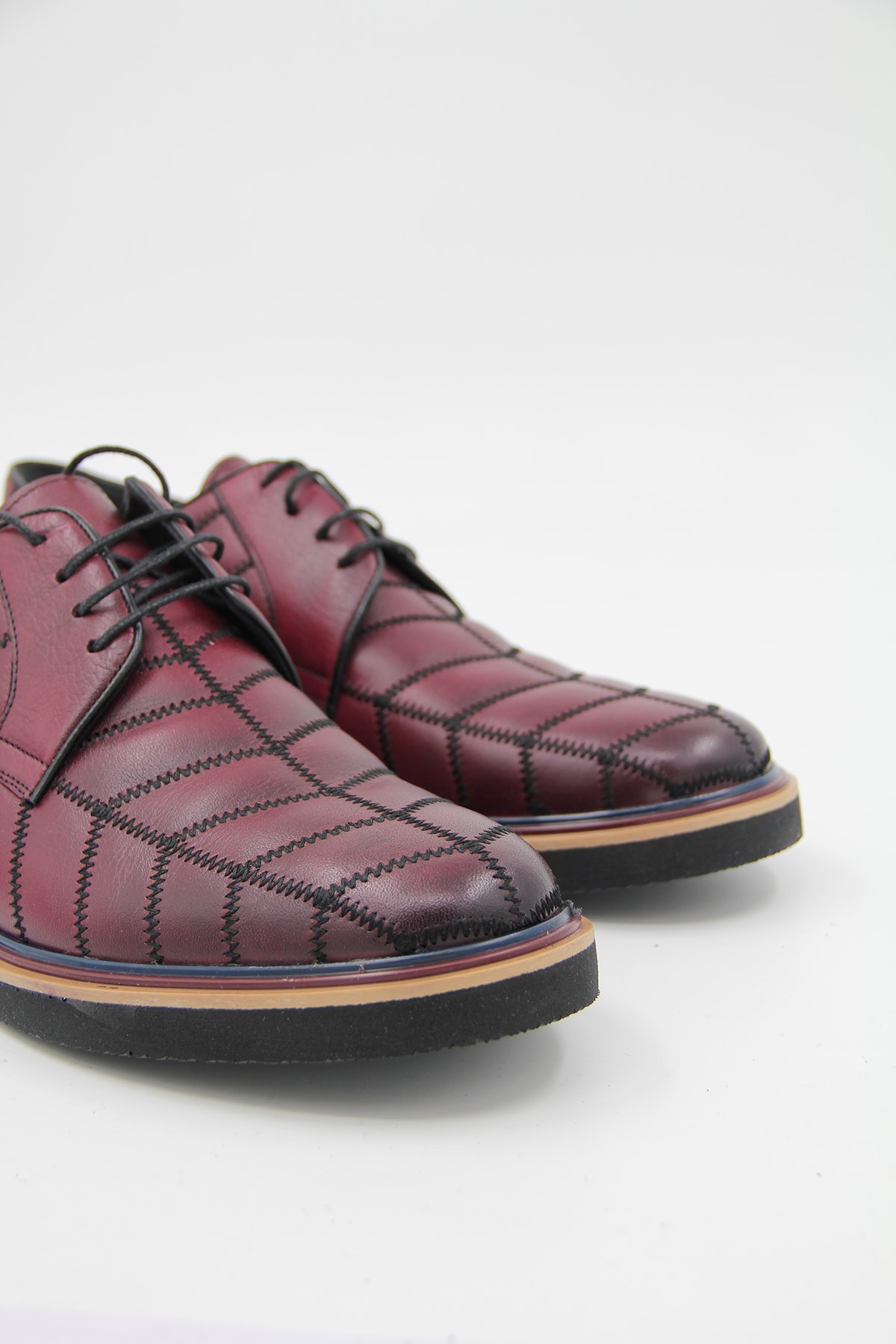 Cabani 225 Erkek Klasik Ayakkabı - BORDO