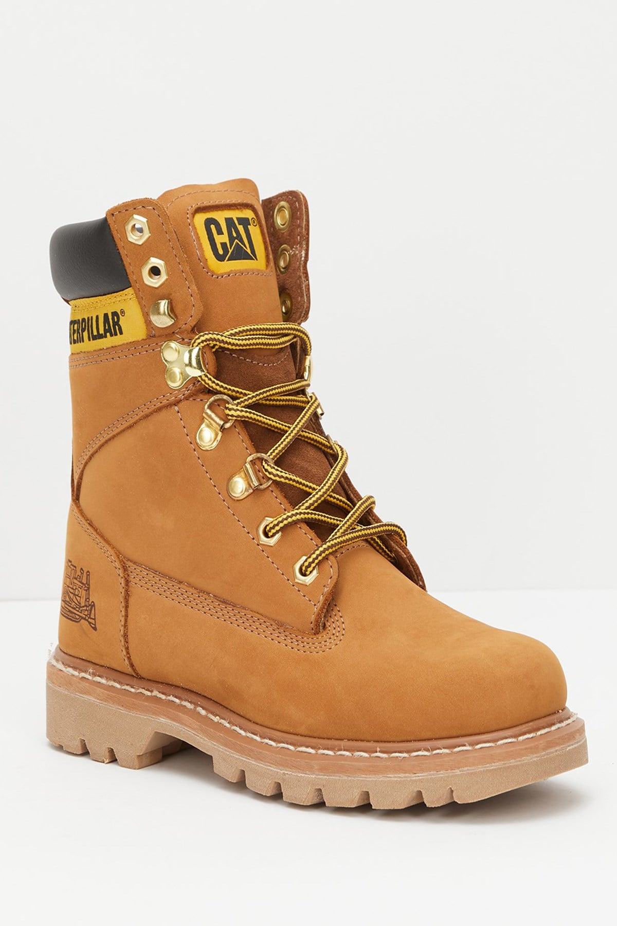 Cat 015G100104 Montana Kadın Bot - BAL RENGİ NUBUK