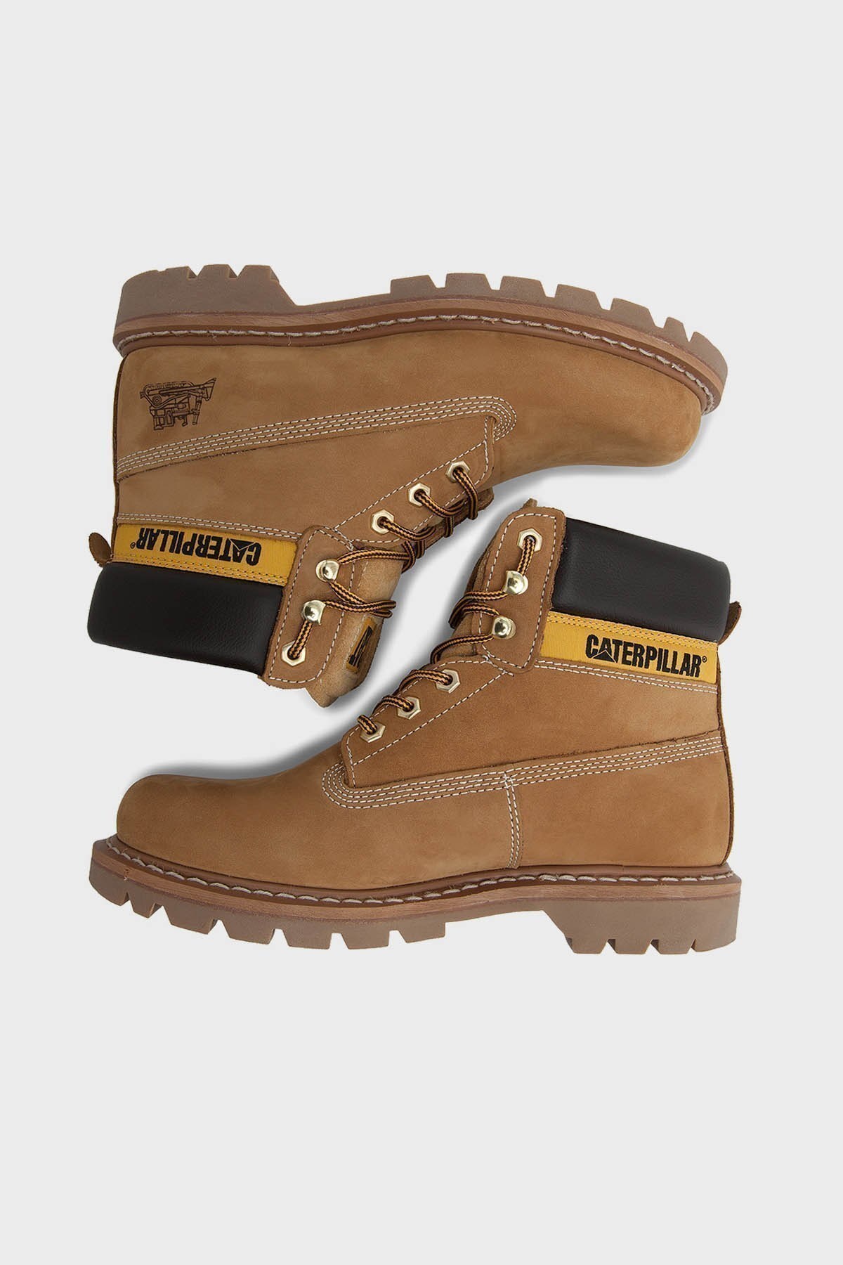 Cat 015M100031 Colorado Erkek Bot - BAL RENGİ NUBUK