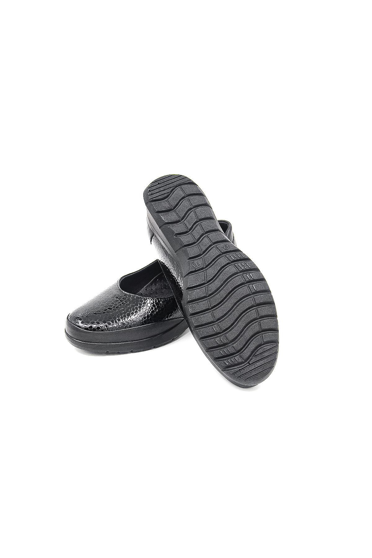 Ceyo 2265 Kadın Comfort Ayakkabı - SİYAH