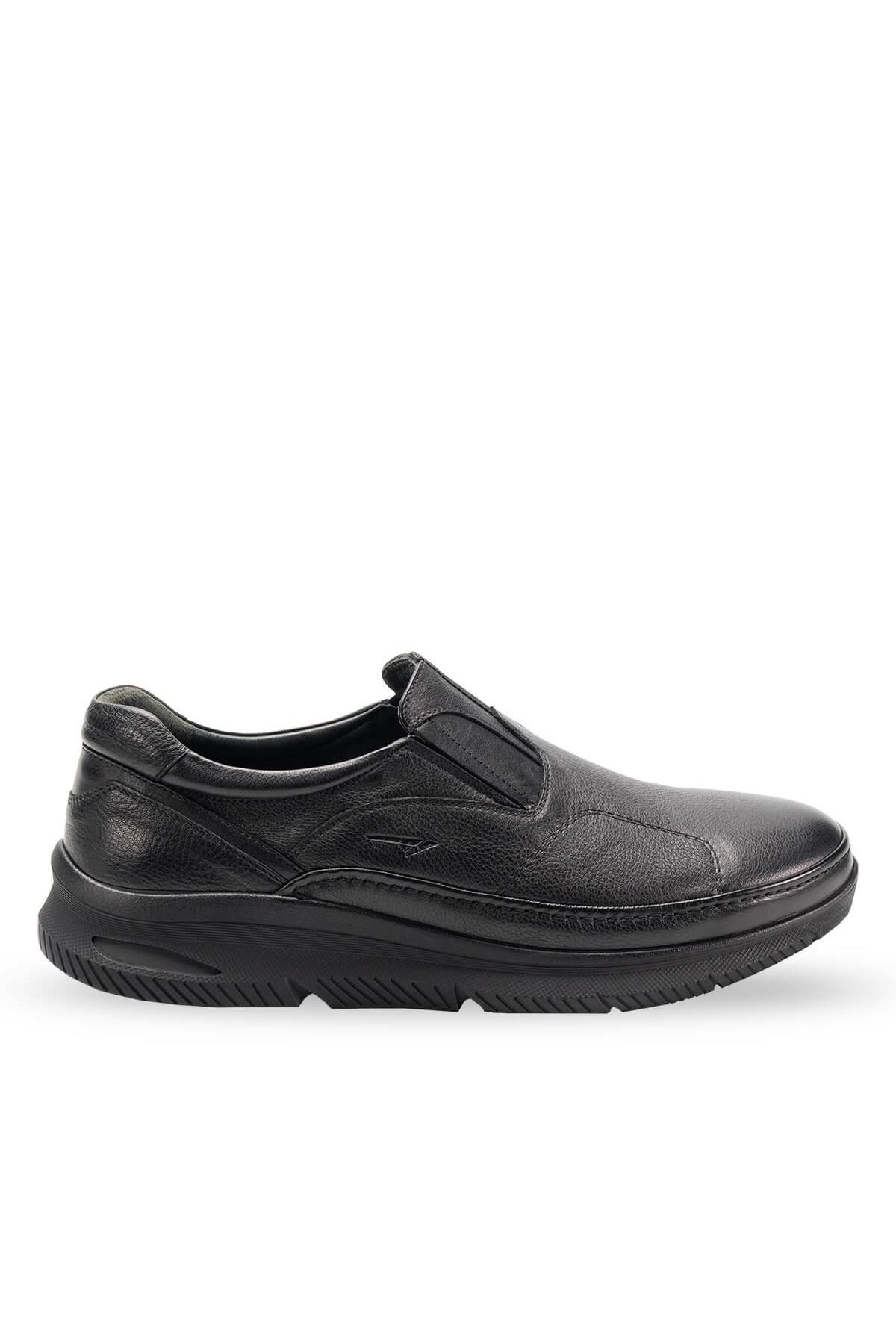 Forelli 46109 For-Halluks Erkek Comfort Ayakkabı - SİYAH