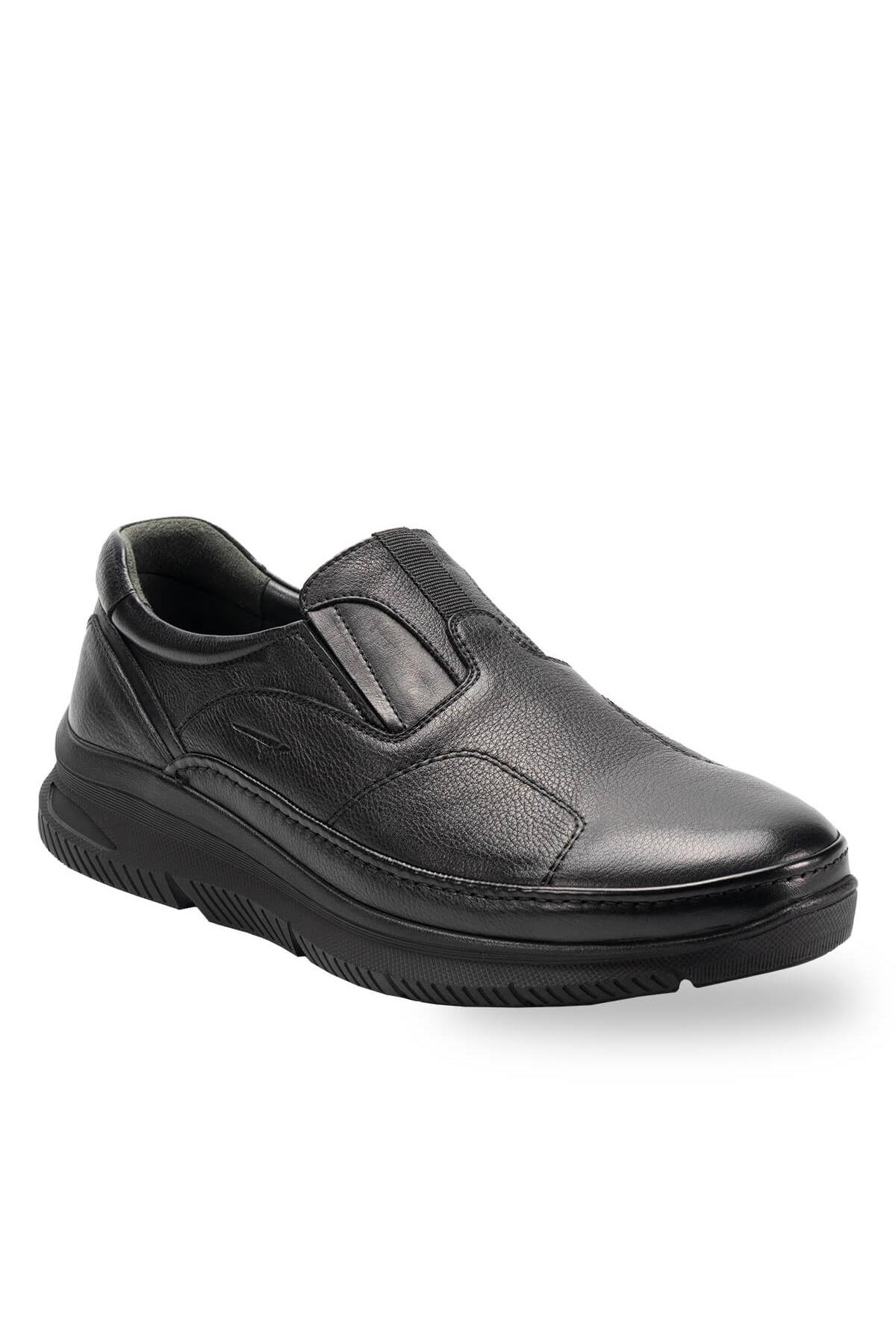 Forelli 46109 For-Halluks Erkek Comfort Ayakkabı - SİYAH