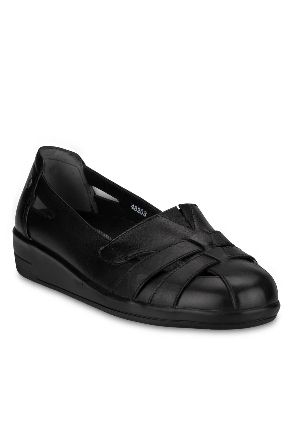 Forelli 48203 Vanesa Kadın Comfort Ayakkabı - SİYAH