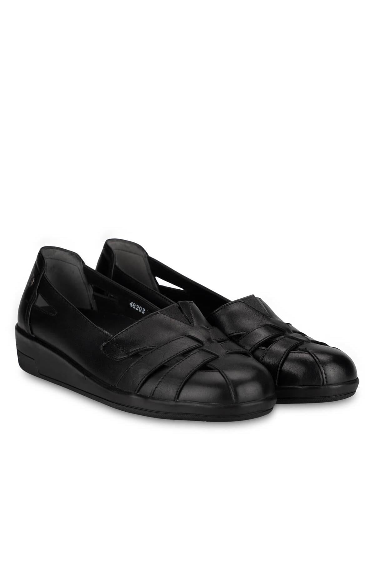 Forelli 48203 Vanesa Kadın Comfort Ayakkabı - SİYAH
